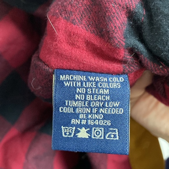 Tailor Vintage Quilted Flannel Lined Full Zip Vest Bronze Brown size small - Picture 12 of 13